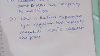 Q34. Force at mid of dipole| 3 marks