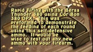 Bersa Thunder 380 Rapid Firing Test
