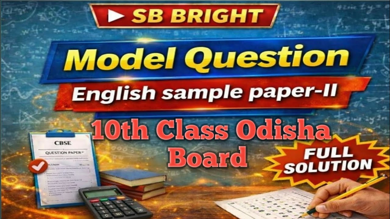 10Th Board English Model Questions Practice-II Odisha Board 