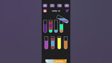 Water Sort Puzzle - Sort Color - Level 16 - Walkthrough SOLVED by RobotPlayer AI!!!