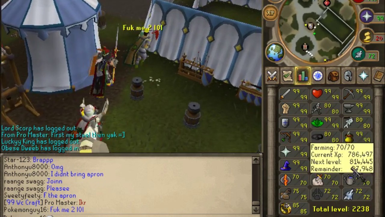 Pokemonguy16 gets 99 Woodcutting (2011)