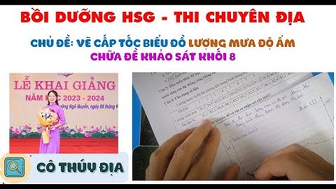 VẼ CẤP TỐC BIỂU ĐỒ LƯỢNG MƯA - ĐỘ ẨM (CHỮA ĐỀ THI HSG LỚP 8 (KH+TV)