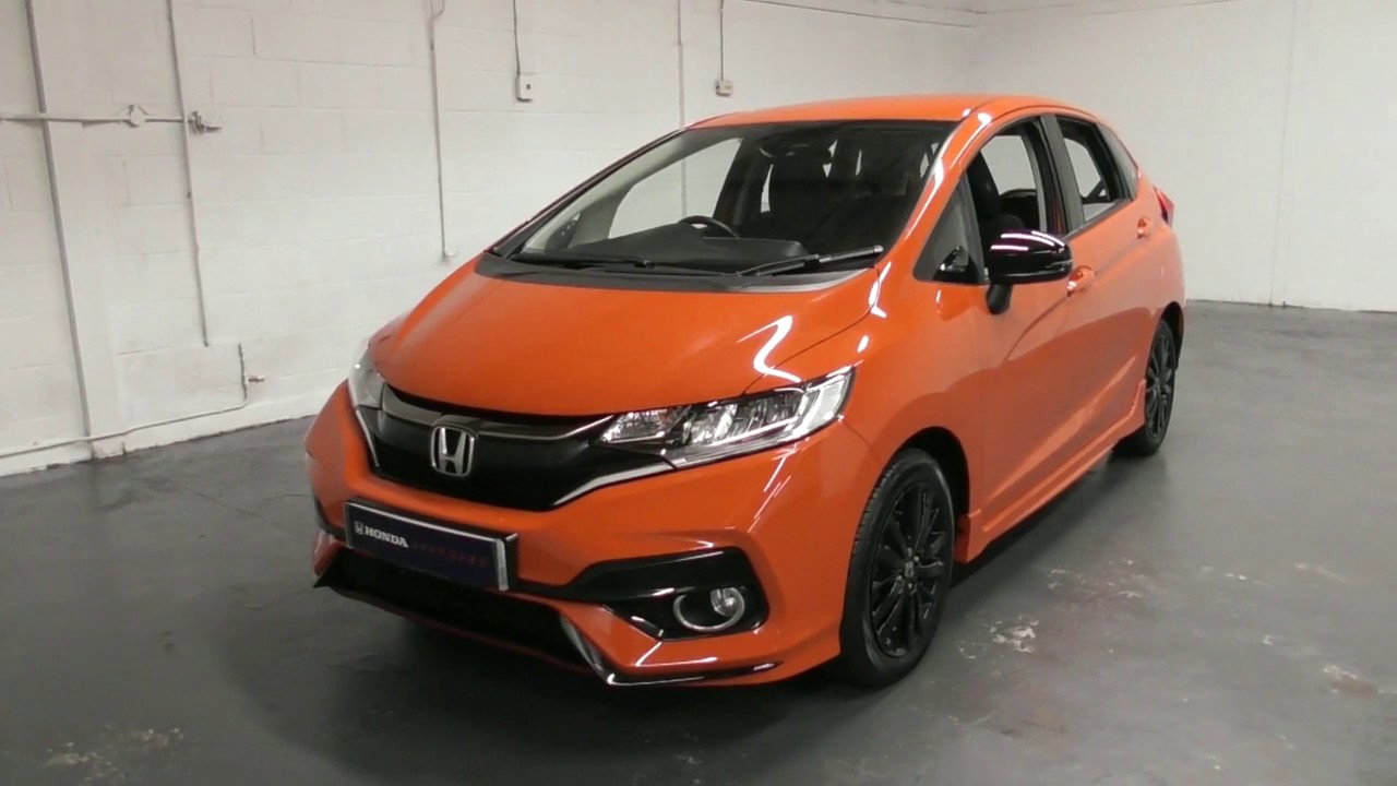 Honda JAZZ 1.5 SPORT NAVI finished in Sunset Orange ,video walkaround