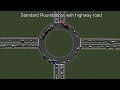 Traffic flow measured on 30 different 4-way junctions