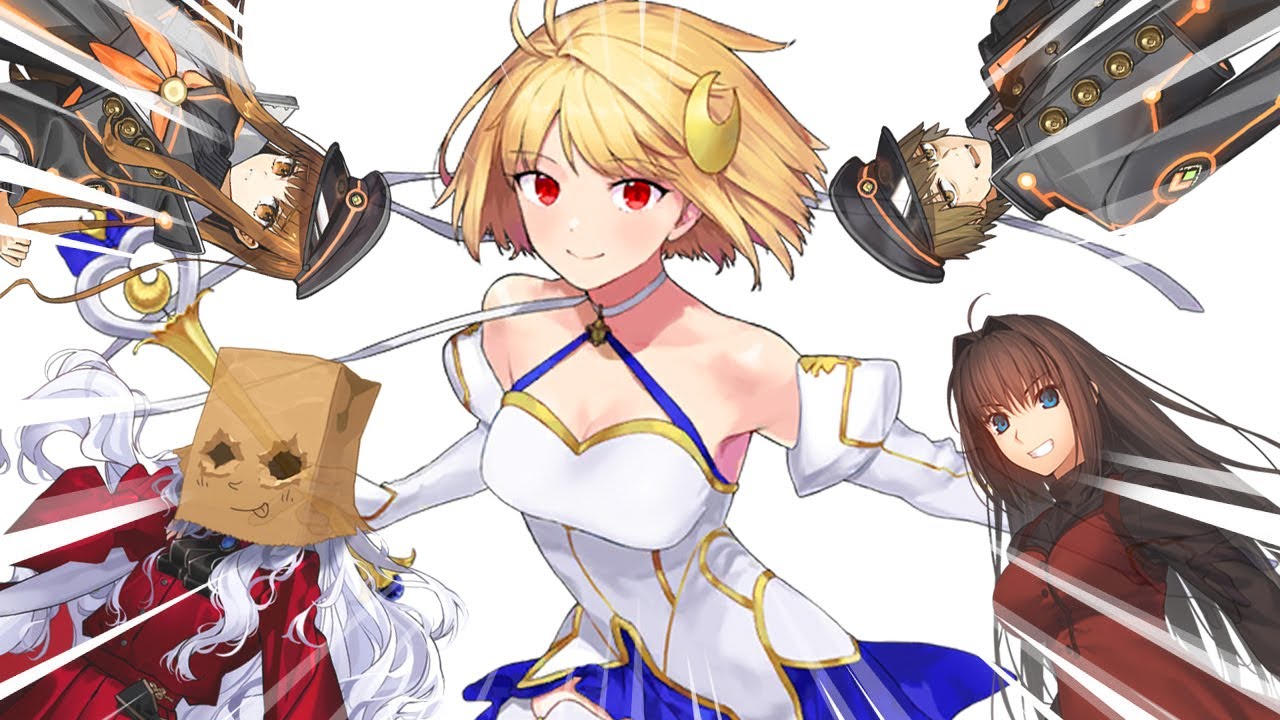 Phantas-moon (Arcueid) reacts to other TYPE/MOON characters