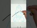 【アイビスペイント】最新版・線がブレる問題解消！きれいな線画を描くコツ #shorts