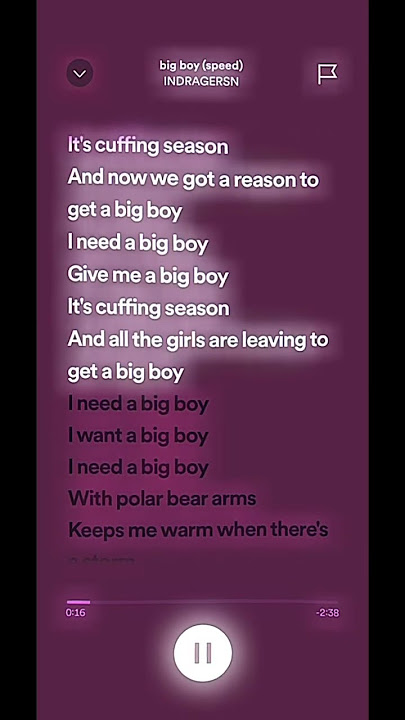 big boy #notmysound #spedup #lyrics #bigboy #sza #indragersn