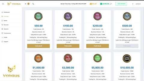 How you can buy Validus package.