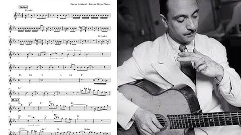 Django Reinhardt - Night And Day Transcription
