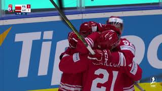 Latvija - Polija, spēles labākie momenti | PČ Hokejs 2024