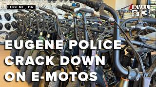 FULL INTERVIEW: Eugene police crack down on illegal e-moto use, launches new reporting tool