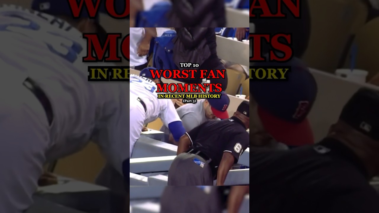 ⁣Top 10 WORST Fan Moments in MLB History | Part 3