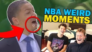 2HYPE REACTING TO AND RECREATING WEIRDEST NBA MOMENTS!