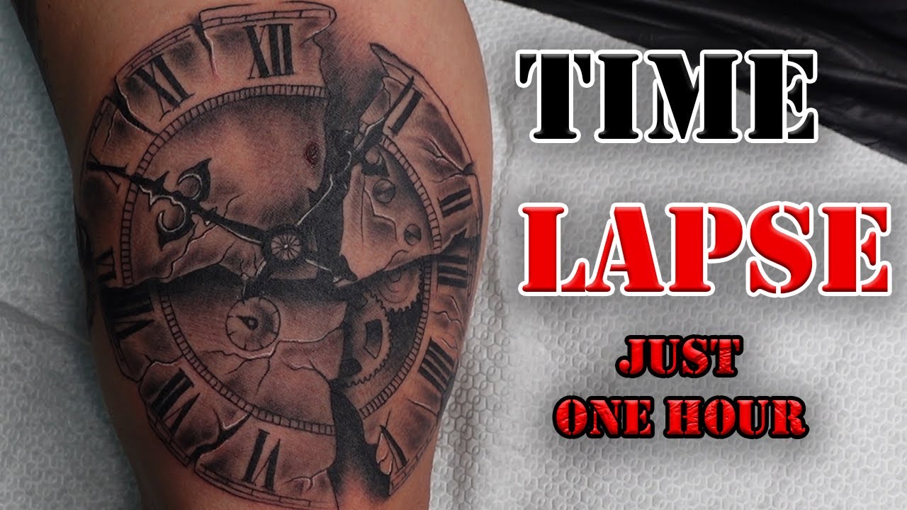 Broken Clock temporary tattoo  Tattooed Now 