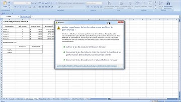 Excel 2007- calculer TVA- HT-TTC  avec fonction somme