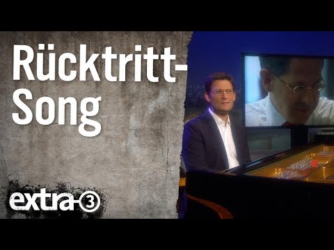 Ehring am Klavier: Rücktritt seems to be the hardest word | extra 3 | NDR