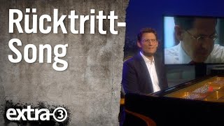 Ehring am Klavier: Rücktritt seems to be the hardest word