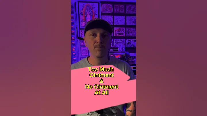 🚫The Truth About Using Too Much/ No Ointment on Your Tattoo!🎥