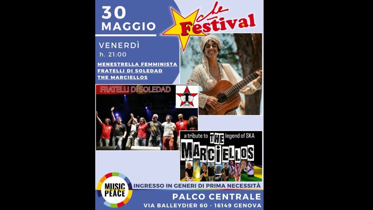 Menestrella Femminista Live 1 @ Che Festival - Music for Peace. Genova 30.05.25