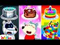 NEW | Don’t Choose The Wrong Cake! 🎂 Lego Vs Robot Challenge | Cartoons For Kids | Wolfoo Family
