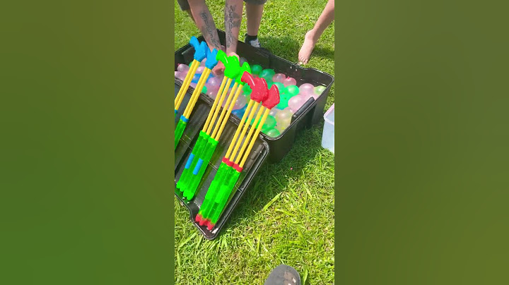 Water balloons to cool off today