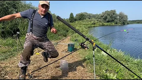 УДОЧКИ ТРЕЩАТ И УТАСКИВАЕТ!  ВПЕРВЫЕ НА ТАКОЙ РЫБАЛКЕ! Ловля Сазана.