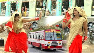 राजा मेरे बने ड्राइवर बस के/काजल भाभी का भैरंट तूफानी डांस #Sarita_yadav