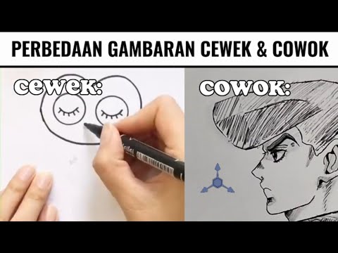 Cewek vs Cowok Ketika Ngegambar...