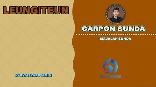 CARPON SUNDA LEUNGITEUN KARYA SYARIF AMIN