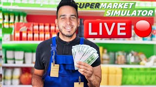 🔴GANANDO MUCHO DINERO EN EL SUPERMERCADO ! SUPERMARKET SIMULATOR