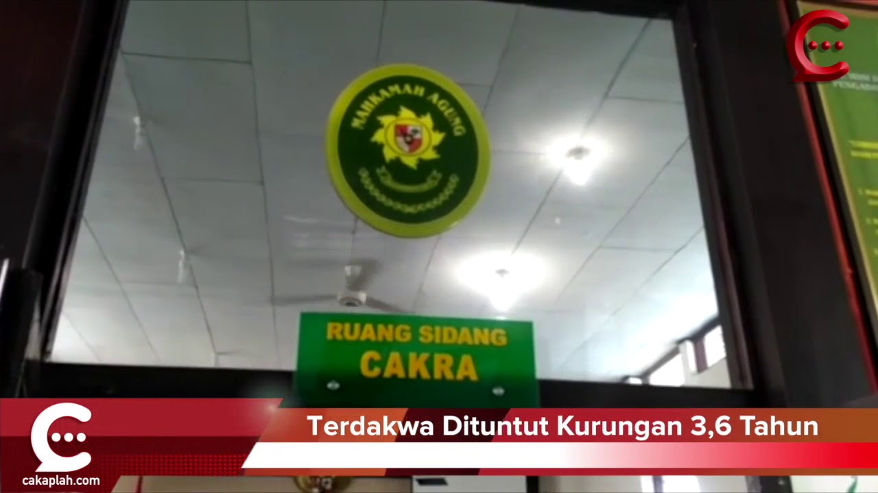 Terdakwa Politik Uang Pilkada Riau Dituntut 3,6 Tahun - YouTube Portal Cakaplah