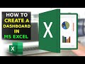 How to create a dashboard in excel 2023