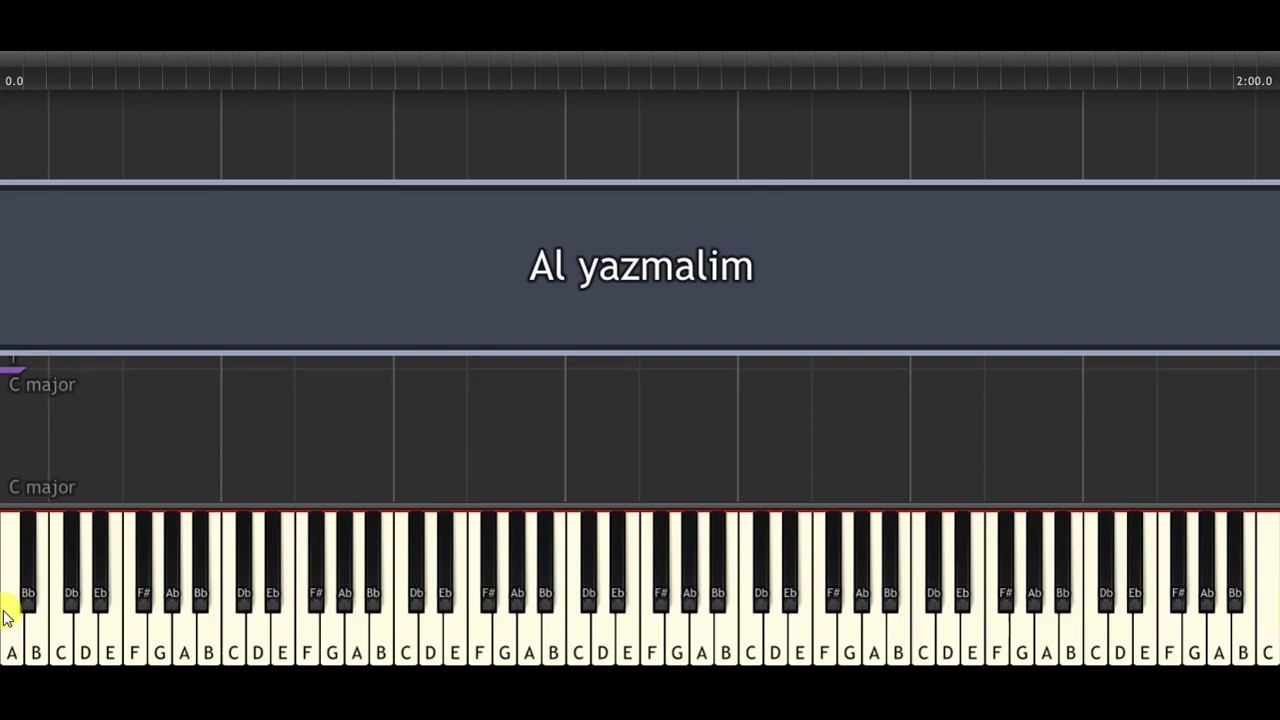 Selvi boylum Al yazmalim - Piano Tutorial (Cover) - YouTube