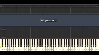 Video thumbnail of "Selvi boylum Al yazmalim - Piano Tutorial (Cover)"