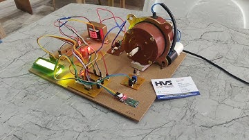 AC Induction Motor Speed Control Through Bluetooth