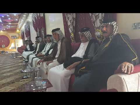 في مضيف الشيخ حسين حطاب الماجدي رئيس عشيره المواجد أجتمع رؤساء الافخاذ لمناقشة مواضيع العشيره