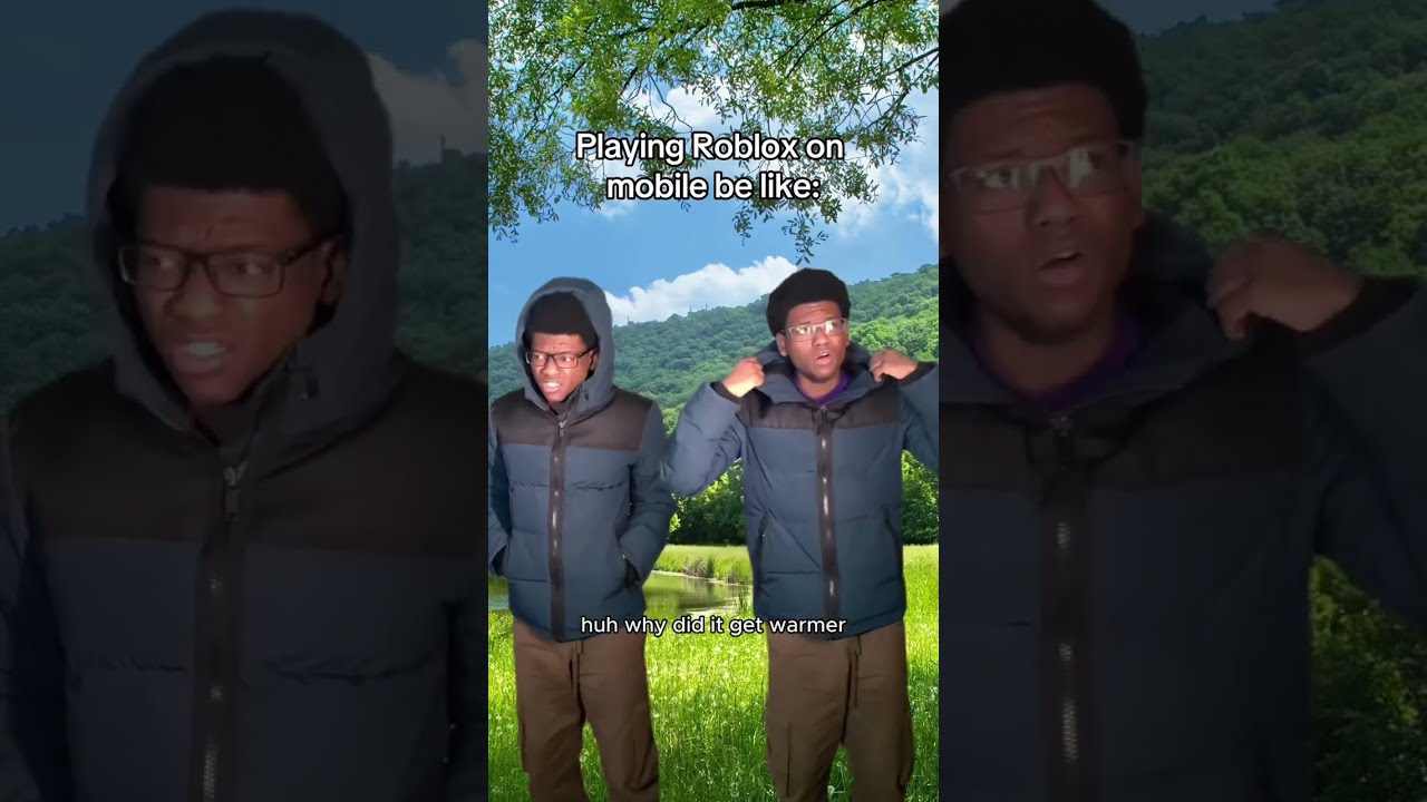 Playing Roblox On Mobile Be Like 