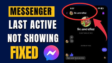 Fix Facebook Messenger Time Not Showing | Messenger Last Active Not Showing Problem 2025