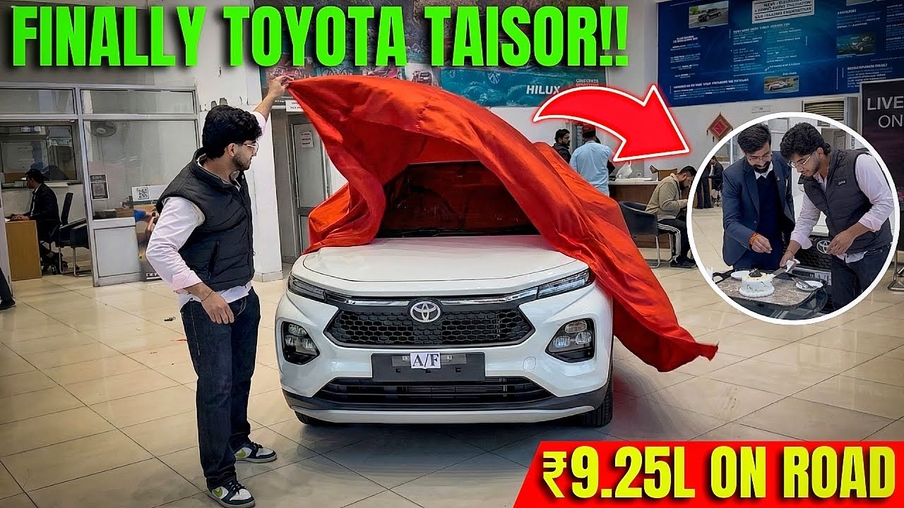 Finally Taking Delivery of My New Toyota Taisor | Itni sasti kaise? 
