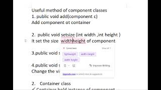 AWT classes in java easy explanation in kannada#java