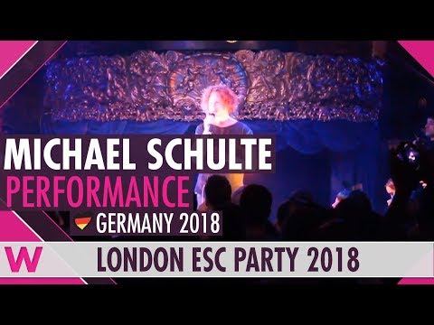 Michael Schulte "You Let Me Walk Alone" (Germany 2018) LIVE @ London Eurovision Party 2018