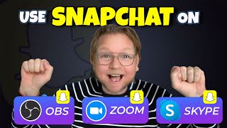 Snapchat filters on OBS, Zoom or Skype screenshot 4