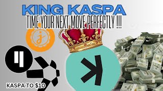 KING KASPA... TIME YOUR NEXT MOVE PERFECTLY!! #kas #qnt #jas #qubic #btc