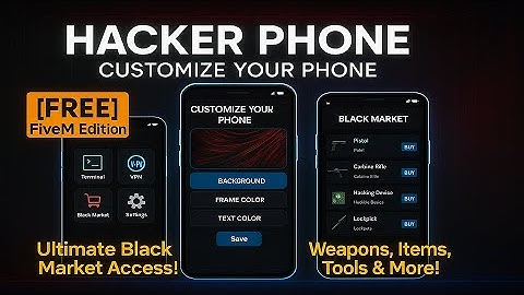 🔥 FREE HACKER PHONE! 💀 BUY WEAPONS SECRETLY! | FiveM