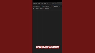 Create a Rotating 3D Cube Using CSS and HTML