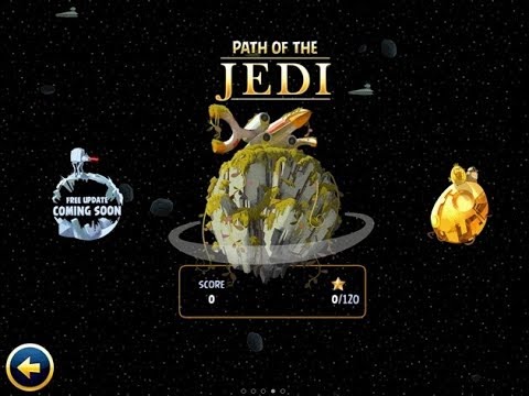 Видео: Angry Birds Star Wars Jedi с 21 по 30 уровень