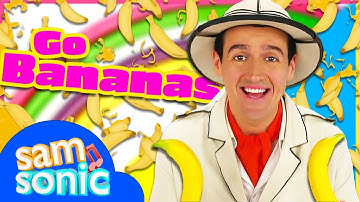 SamSonic: 🍌Monkey Around & Go Bananas! 🐵 | Fun Food Song for Kids