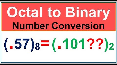 Octal to Binary Number conversion In Hindi | How to Convert Octal to Binary By Rohit Shanu 2022
