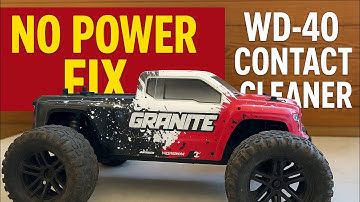 Arrma Granite RC Truck No Power Fix – Simple WD-40 Contact Cleaner Hack!