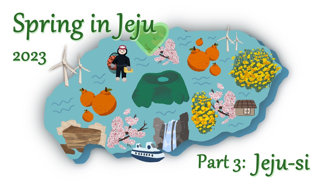 Jeju spring 2023 (Part 3) 💚 Dongmun, Samseonghyeol, Osulloc, Innisfree, Aewol, Cactus Habitat